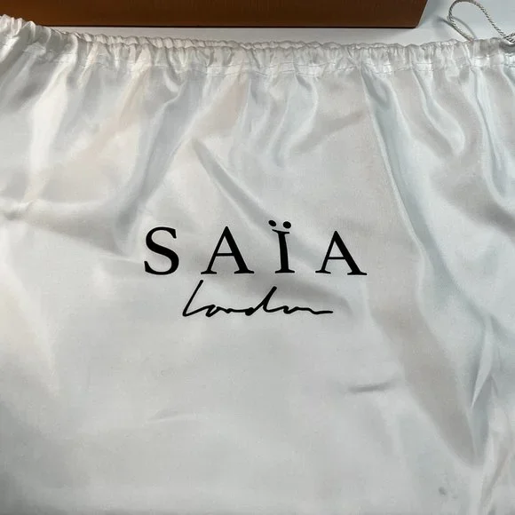 Saia London The Emmeline Yoga Mat Bag Teal New Vegan Faux Leather Shoulder Strap - Picture 16 of 16